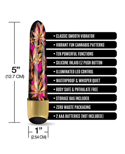 Doll Authority Vibrators Buzzed 5" Mini Vibe - Pink Kush