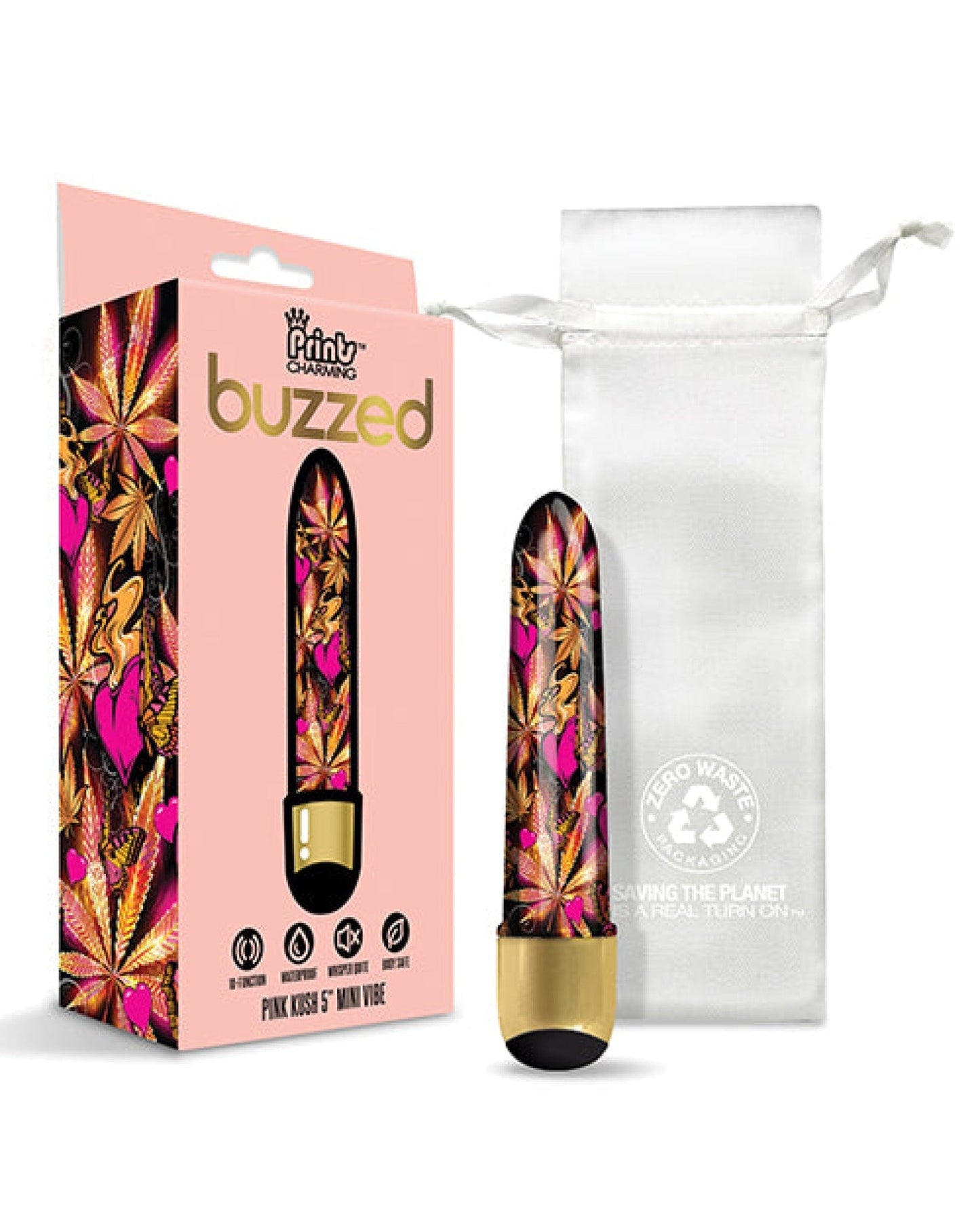 Doll Authority Vibrators Buzzed 5" Mini Vibe - Pink Kush