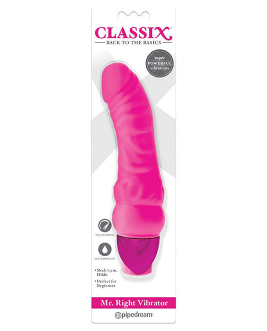 Doll Authority Vibrators Pink Classix Mr Right Vibrator