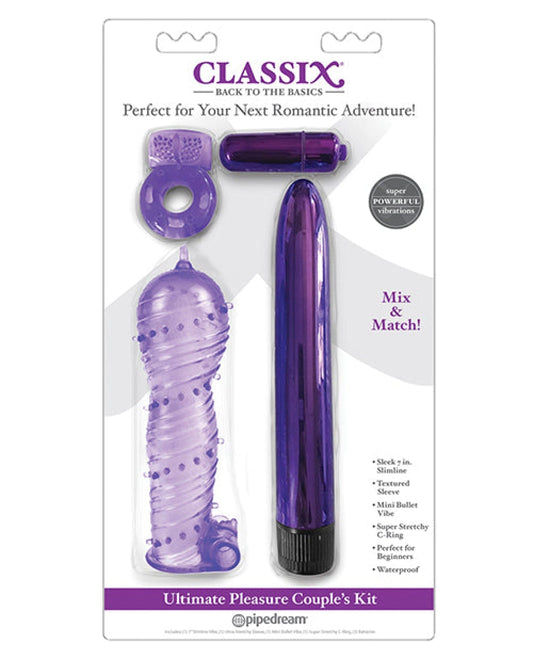 Doll Authority Vibrators Purple Classix Ultimate Pleasure Couples Kit