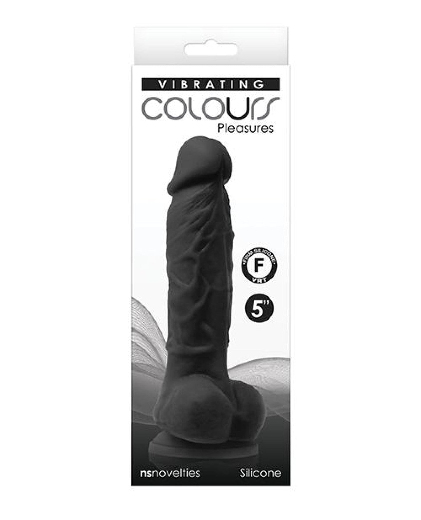 Doll Authority Vibrators Black Colours Pleasures 5" Vibrating Dildo