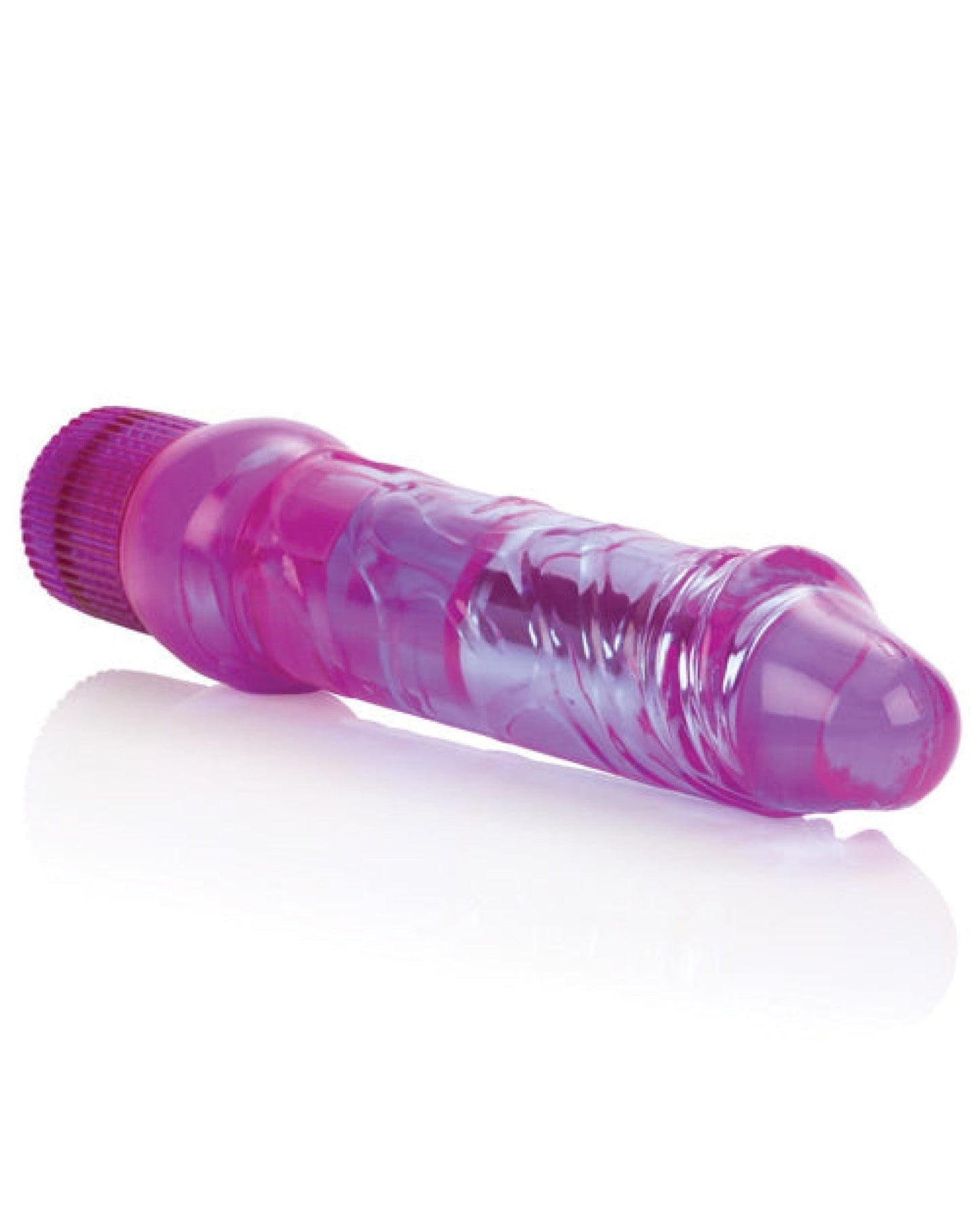 Doll Authority Vibrators Crystalessence 6.5" Gyrating Penis - Purple