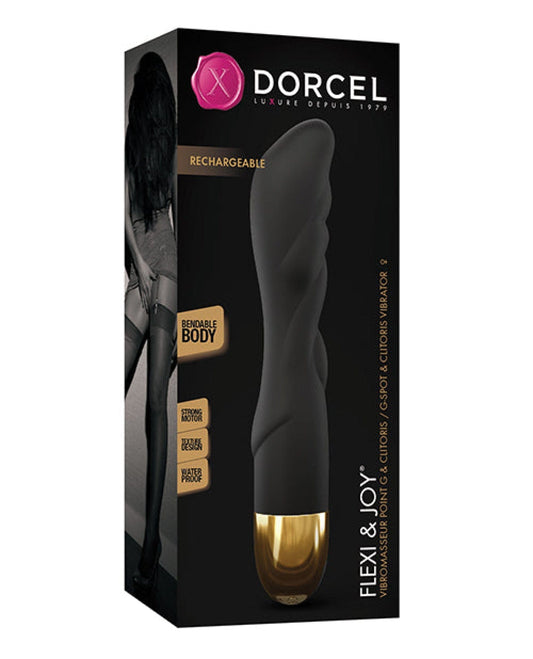 Doll Authority Vibrators Dorcel Flexi & Joy Bendable - Black-gold