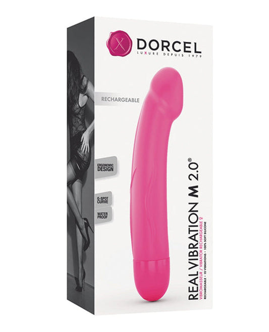 Doll Authority Vibrators Dorcel Real Vibration M 8.6" Rechargeable - Pink