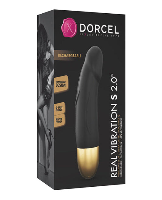 Doll Authority Vibrators Dorcel Real Vibration S 6" Rechargeable Vibrator 2.0 - Gold