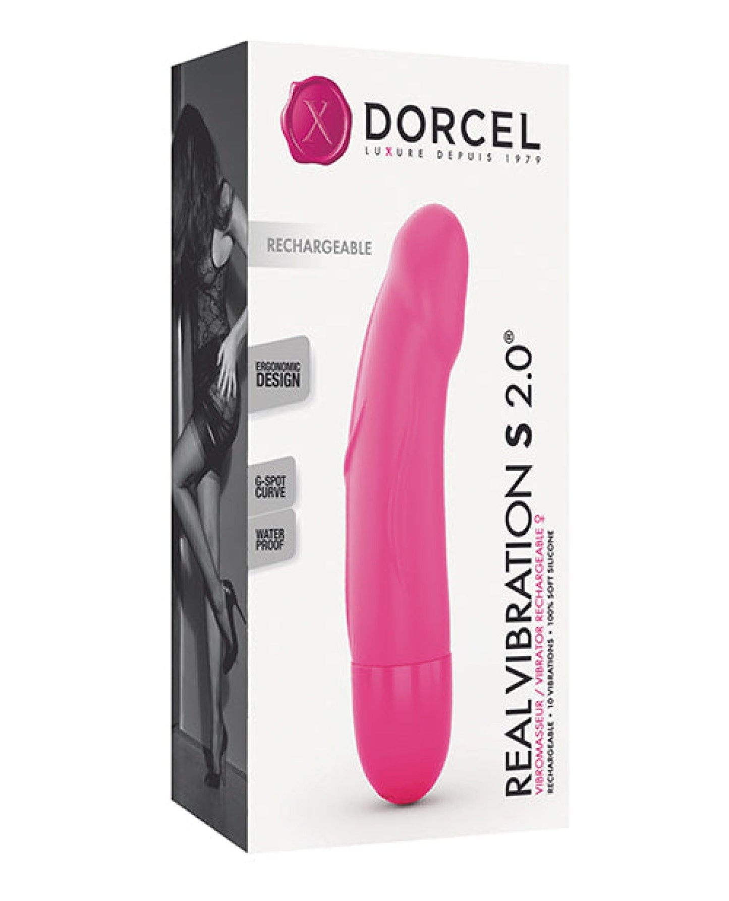 Doll Authority Vibrators Dorcel Real Vibration S 6" Rechargeable Vibrator - Pink