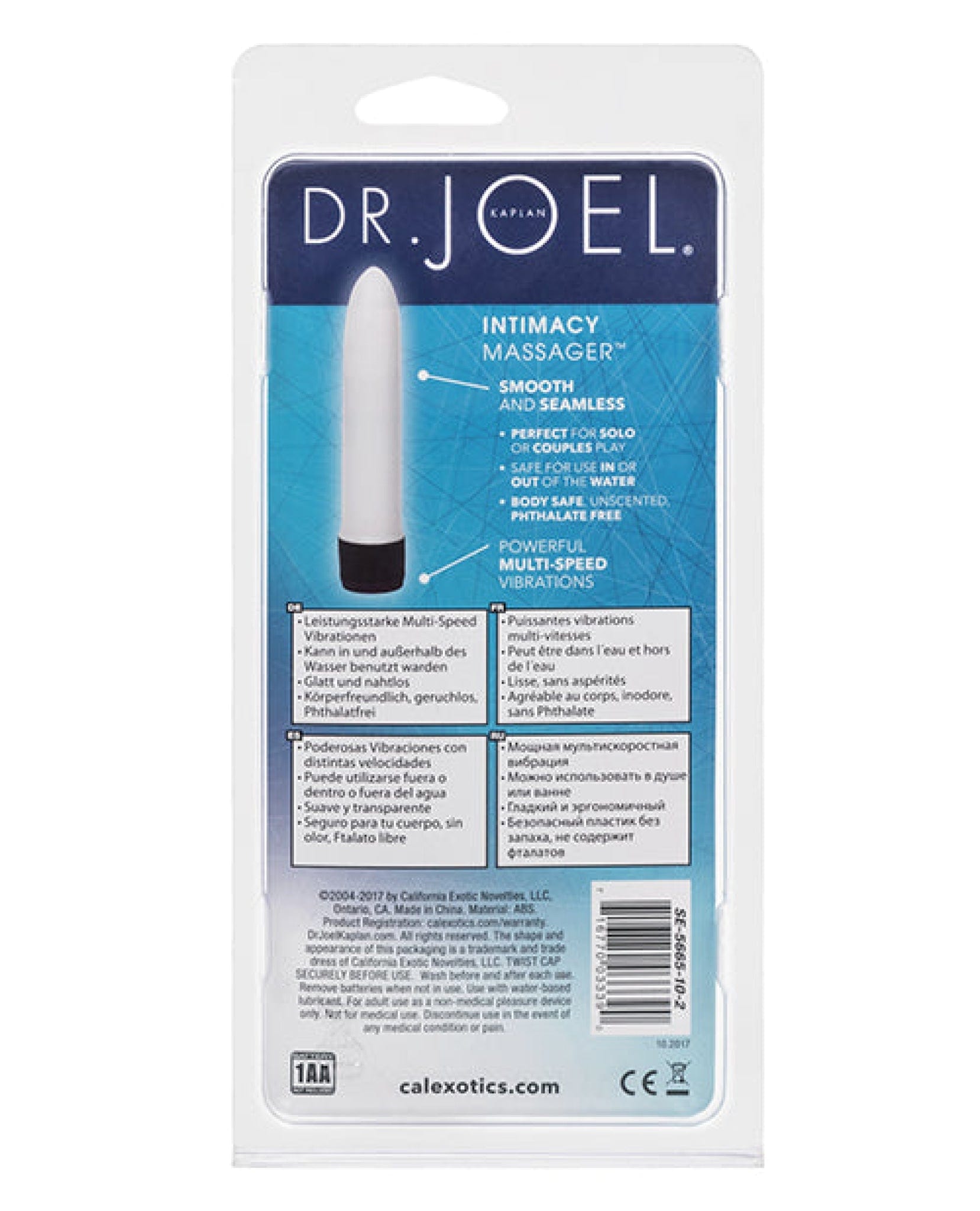 Doll Authority Vibrators Dr Joel Kaplan Intimacy Massager 4.5" - White