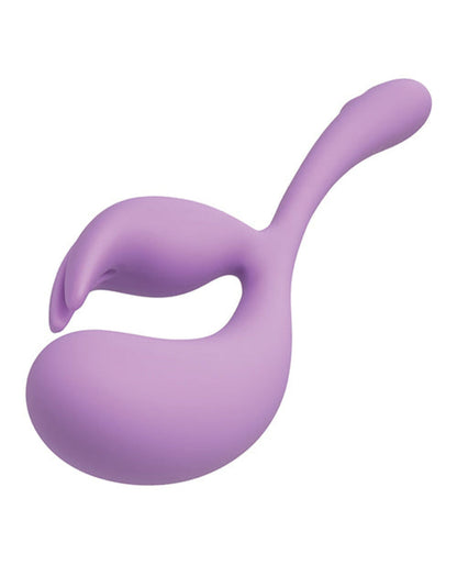 Doll Authority Vibrators Elle Liquid Silicone Dual Flicker - Purple