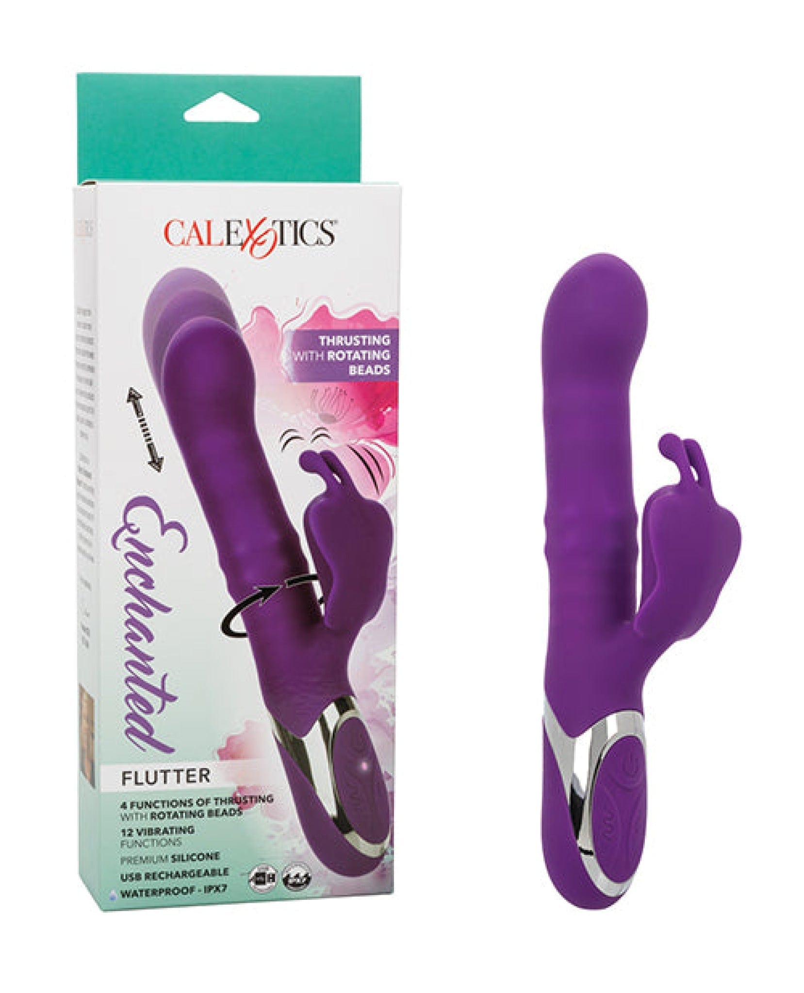 Doll Authority Vibrators Enchanted Flutter Vibrator - Purple
