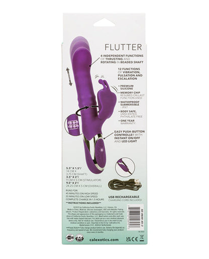 Doll Authority Vibrators Enchanted Flutter Vibrator - Purple