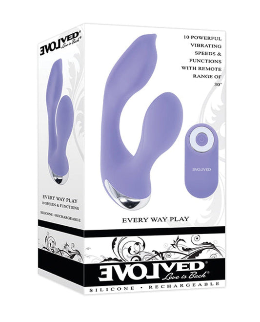 Doll Authority Vibrators Evolved Every Way Play Remote Controlled Rabbit Vibrator - Lilac