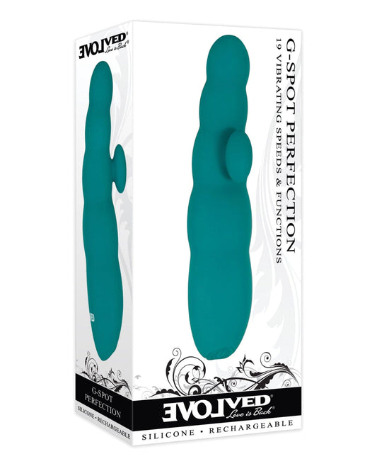 Doll Authority Vibrators Evolved G Spot Perfection Vibe - Teal