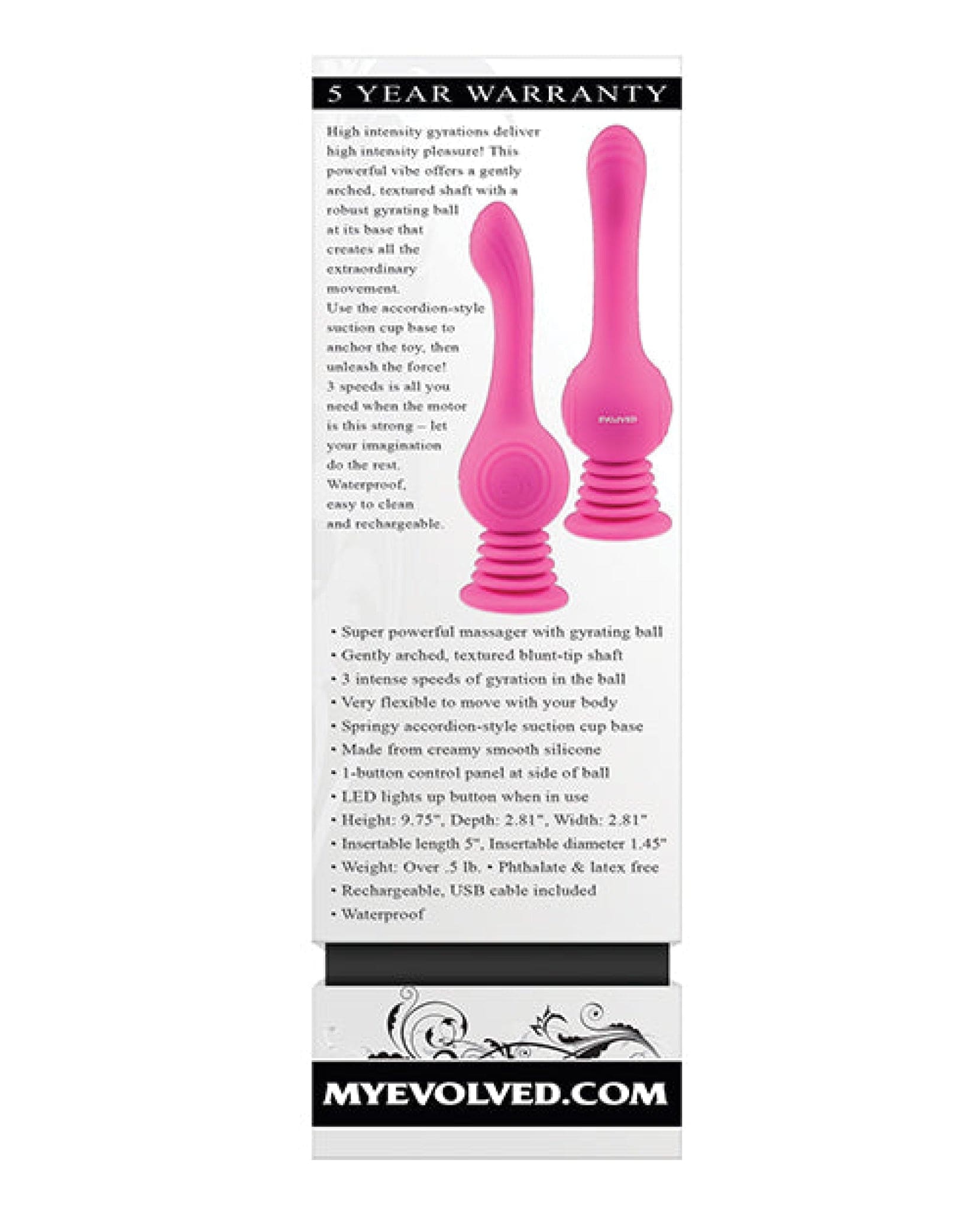 Doll Authority Vibrators Evolved Gyro Vibe - Pink
