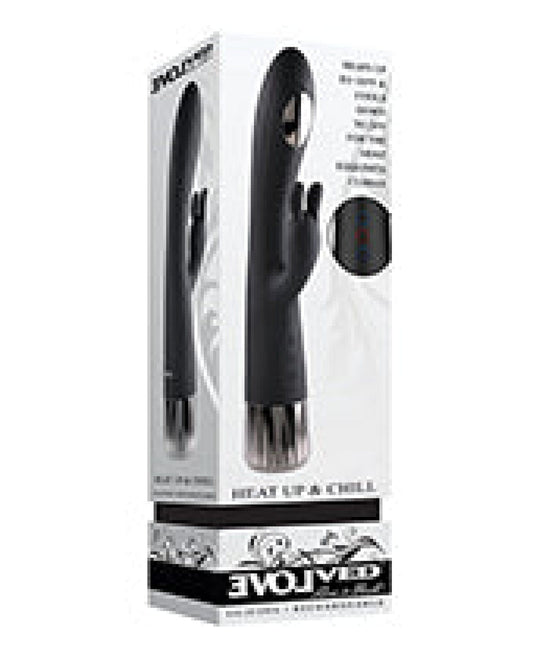 Doll Authority Vibrators Evolved Heat Up & Chill G-spot Rabbit - Black
