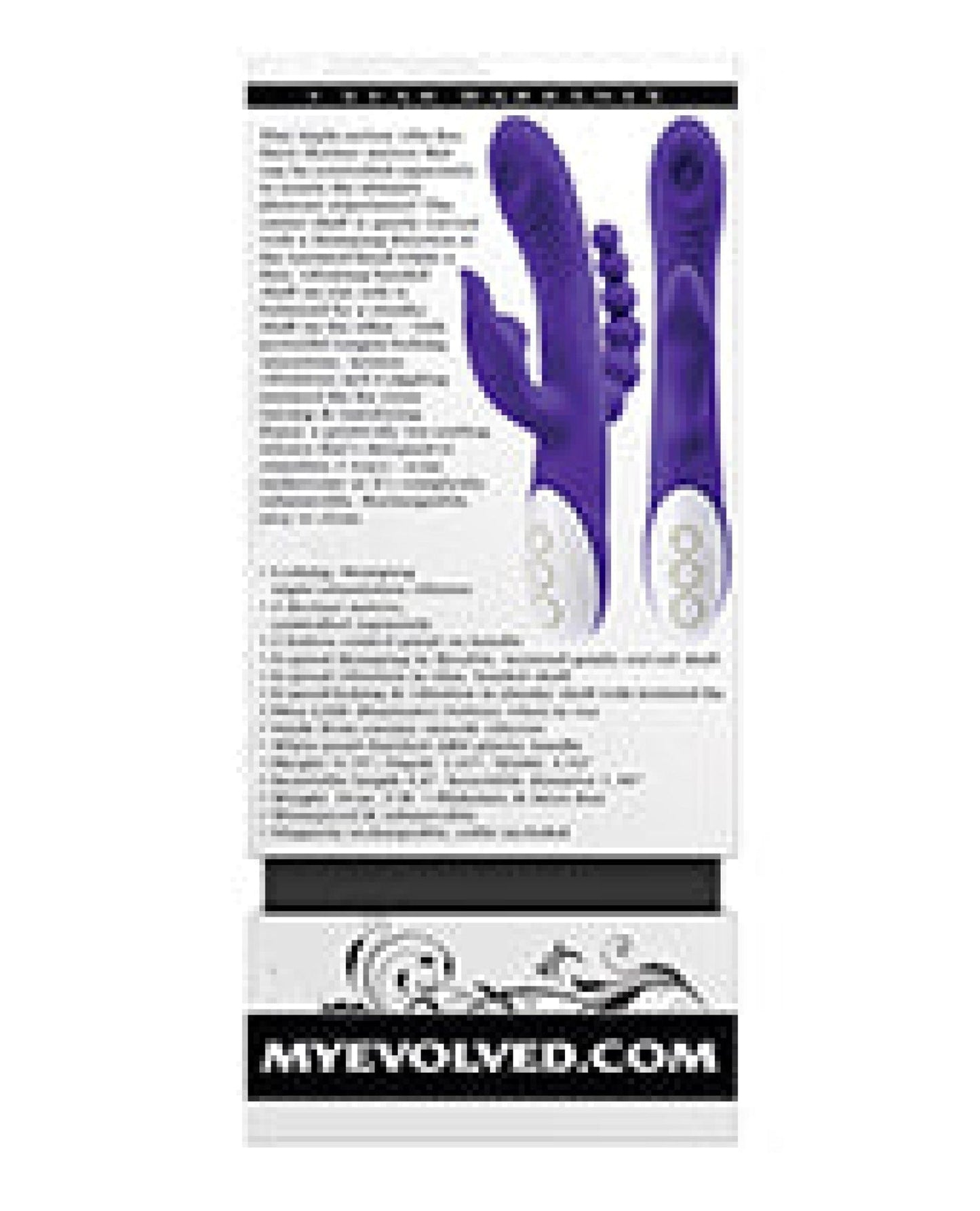 Doll Authority Vibrators Evolved Lick Me Triple Stim Vibe - Purple