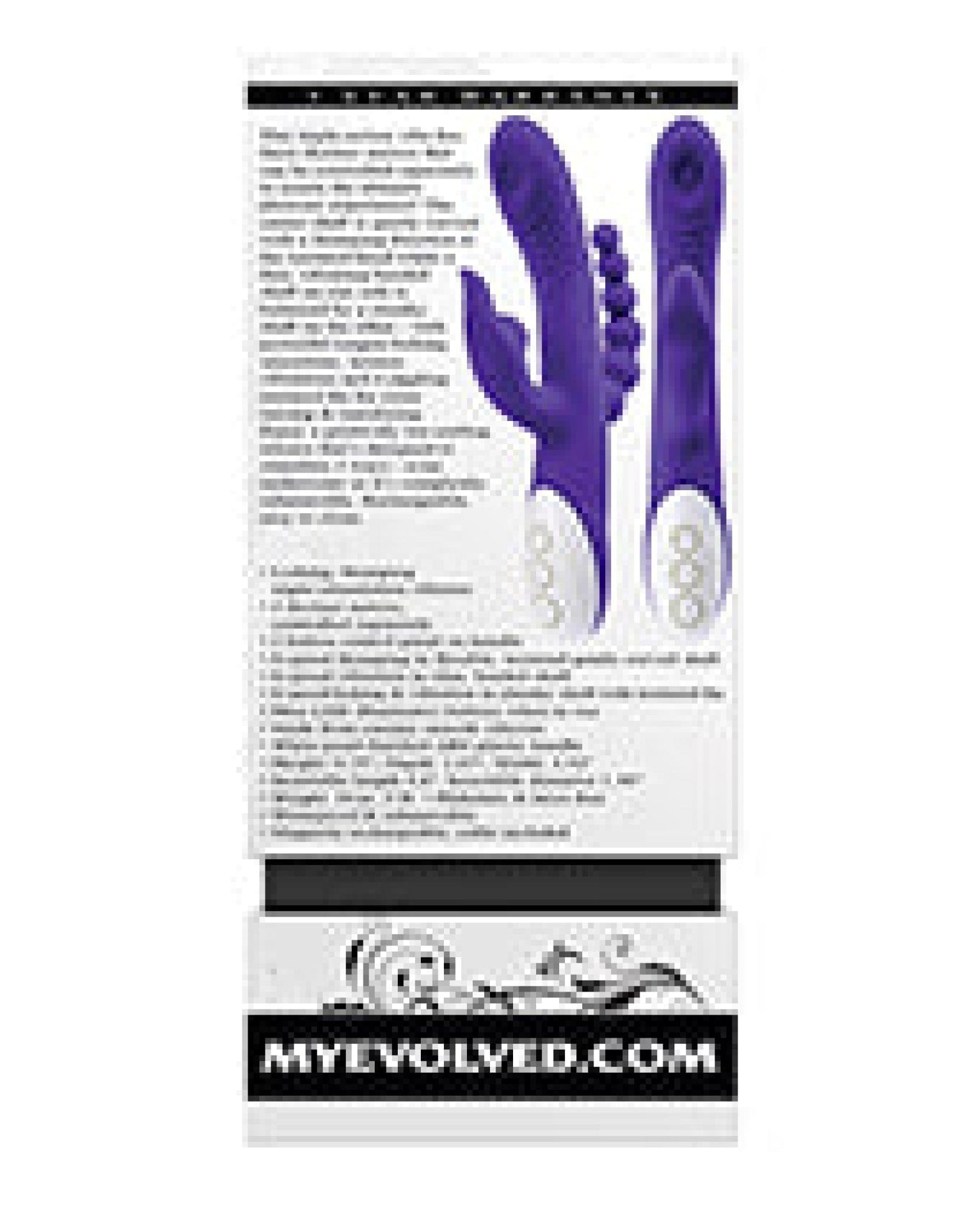 Doll Authority Vibrators Evolved Lick Me Triple Stim Vibe - Purple