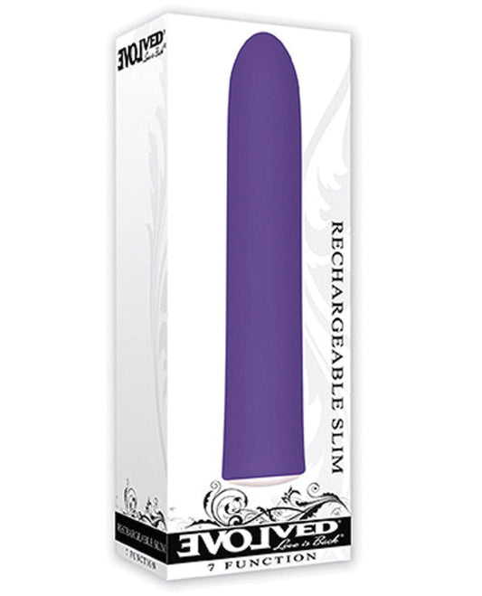 Doll Authority Vibrators Evolved Love Is Back Rechargeable Slim - Purple