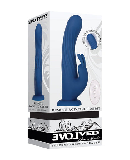 Doll Authority Vibrators Evolved Remote Rotating Rabbit - Blue
