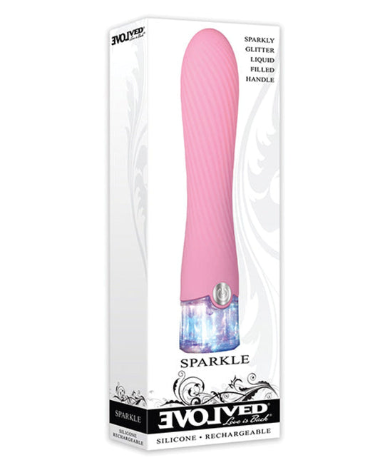 Doll Authority Vibrators Evolved Sparkle Rechargeable Vibrator - Pink