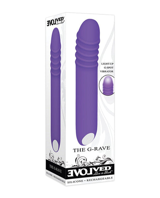 Doll Authority Vibrators Evolved The G-rave Light Up Vibrator - Purple