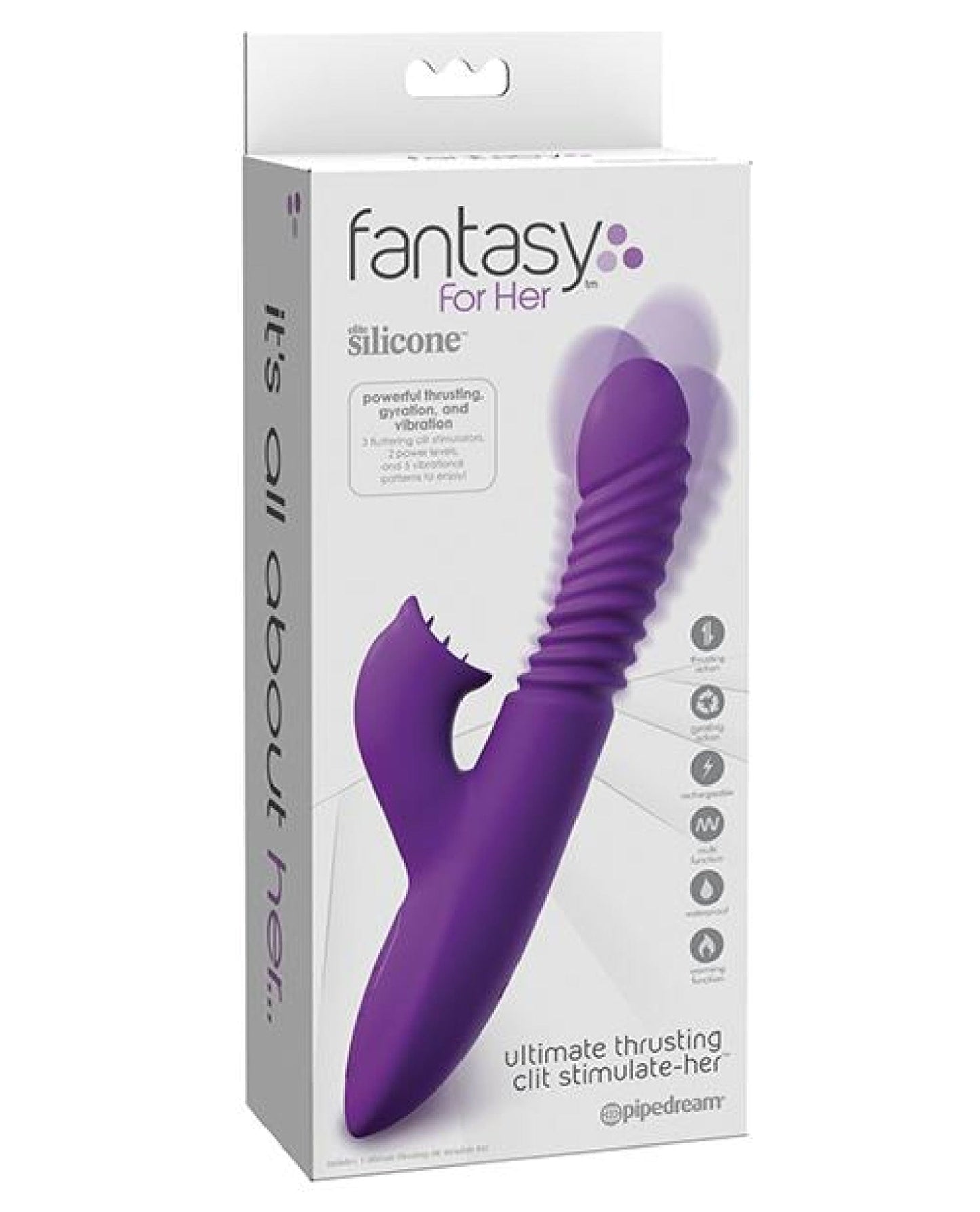 Doll Authority Vibrators Fantasy For Her Ultimate Thrusting Clit Stimulate-her - Purple