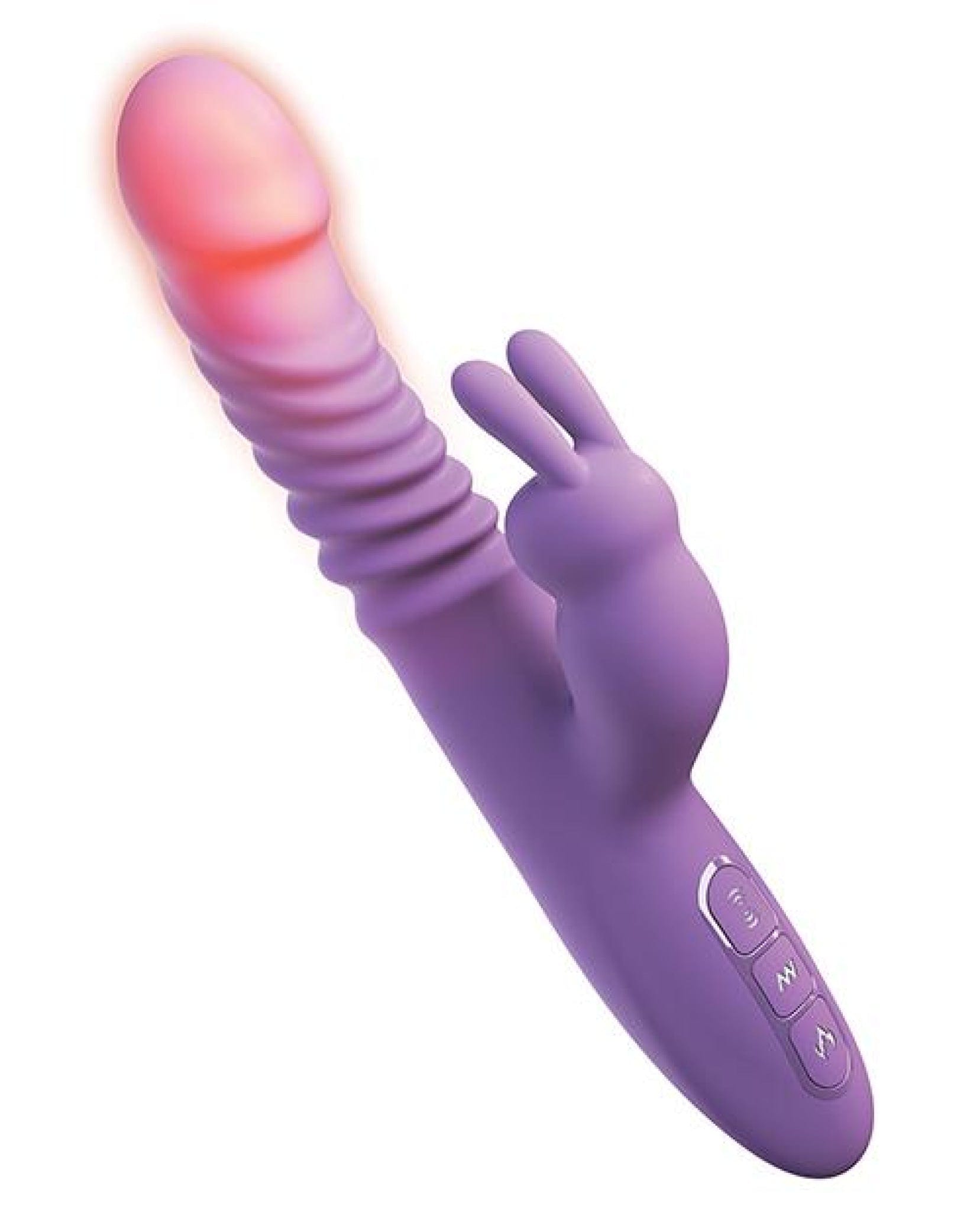 Doll Authority Vibrators Fantasy For Her Ultimate Thrusting Silicone Rabbit - Purple