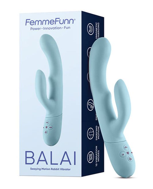 Doll Authority Vibrators Light Blue Femme Funn Balai Side To Side Swaying Rabbit -