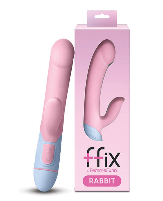 Doll Authority Vibrators Pink/blue Femme Funn Ffix Rabbit