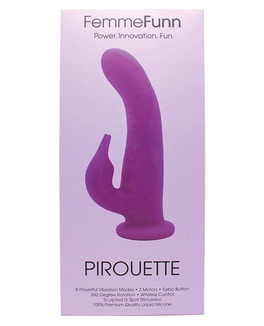 Doll Authority Vibrators Purple Femme Funn Pirouette