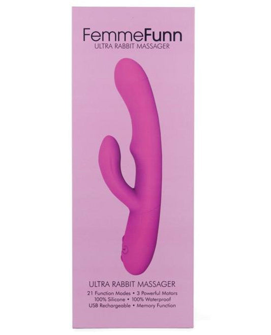 Doll Authority Vibrators Femme Funn Ultra Rabbit - Pink