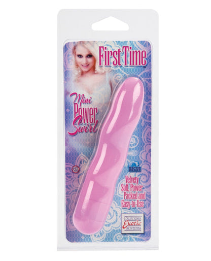 Doll Authority Vibrators Pink First Time Mini Power Swirl