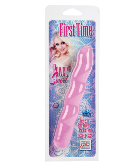 Doll Authority Vibrators Pink First Time Power Swirl