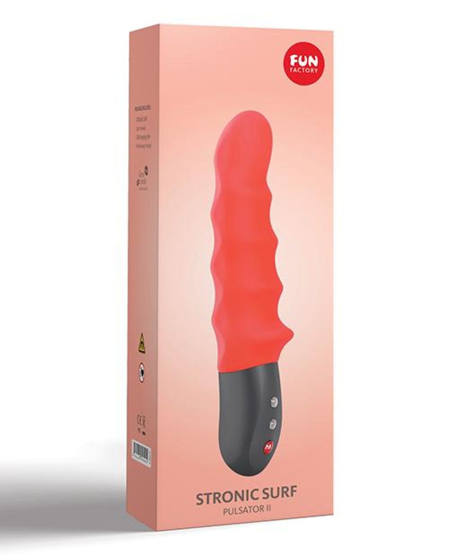 Doll Authority Vibrators Neon Orange Fun Factory Stronic Surf Wavy Vibrator