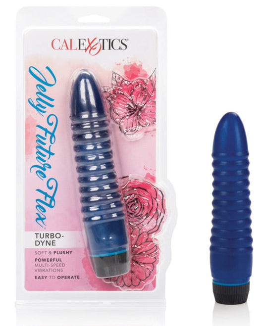 Doll Authority Vibrators Future Flex Turbo Dyne Jelly - Blue
