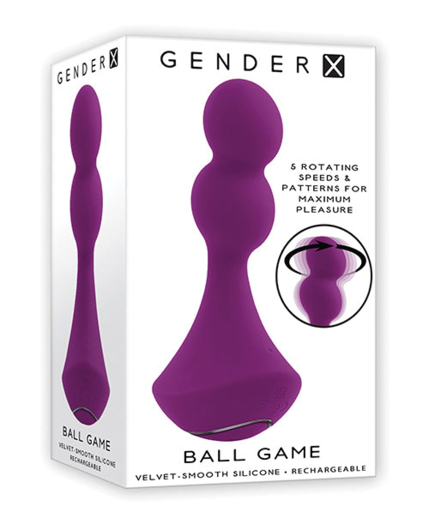 Doll Authority Vibrators Gender X Ball Game - Purple