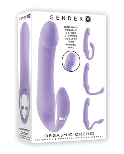 Doll Authority Vibrators Gender X Orgasmic Orchid Posable Vibrator - Purple
