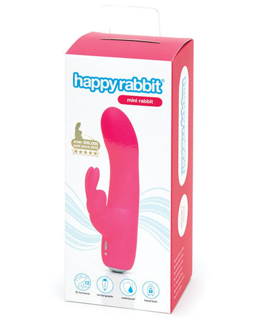 Doll Authority Vibrators Happy Rabbit Mini Rabbit Rechargeable - Pink