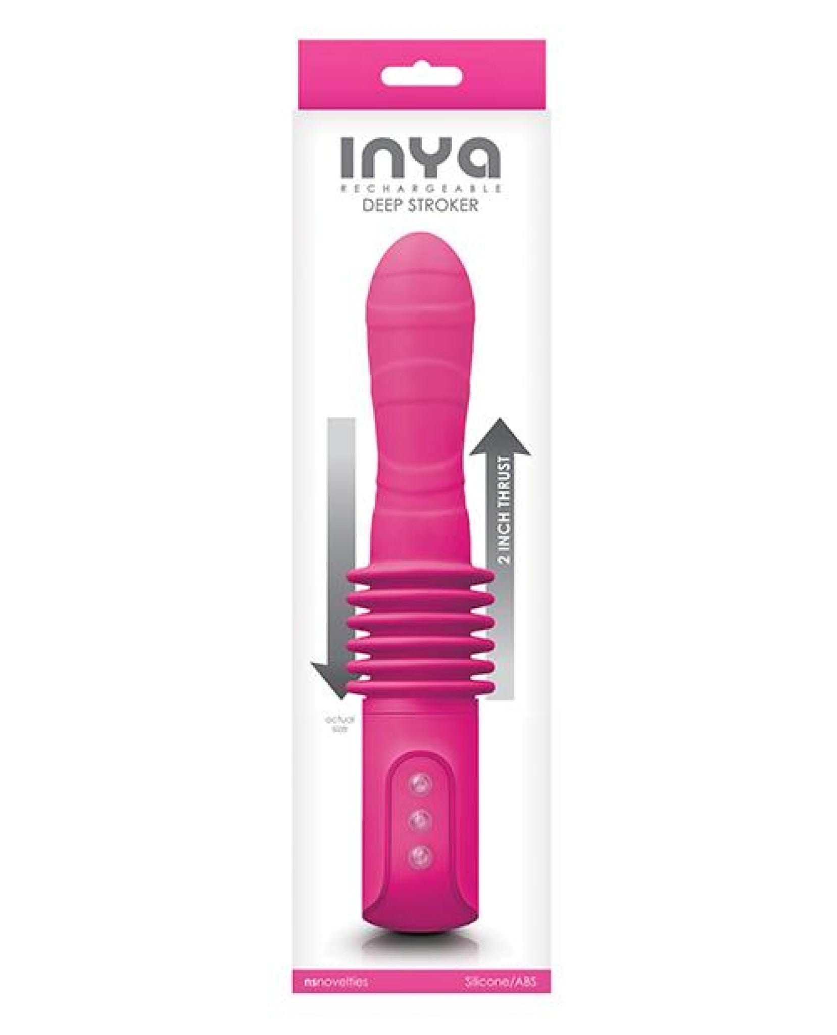 Doll Authority Vibrators Inya Deep Stroker - Pink