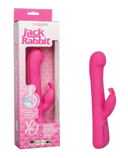Doll Authority Vibrators Jack Rabbit Elite Beaded G Rabbit - Pink