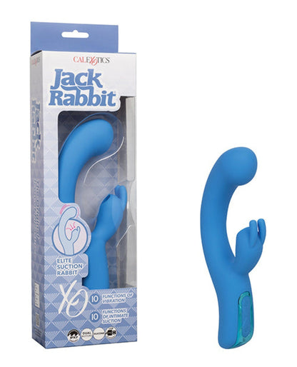 Doll Authority Vibrators Jack Rabbit Elite Suction Rabbit - Blue