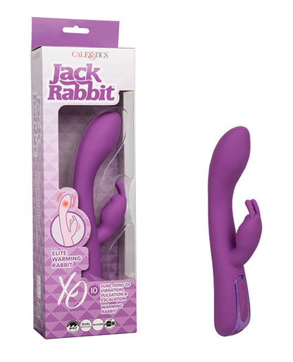 Doll Authority Vibrators Jack Rabbit Elite Warming Rabbit - Purple