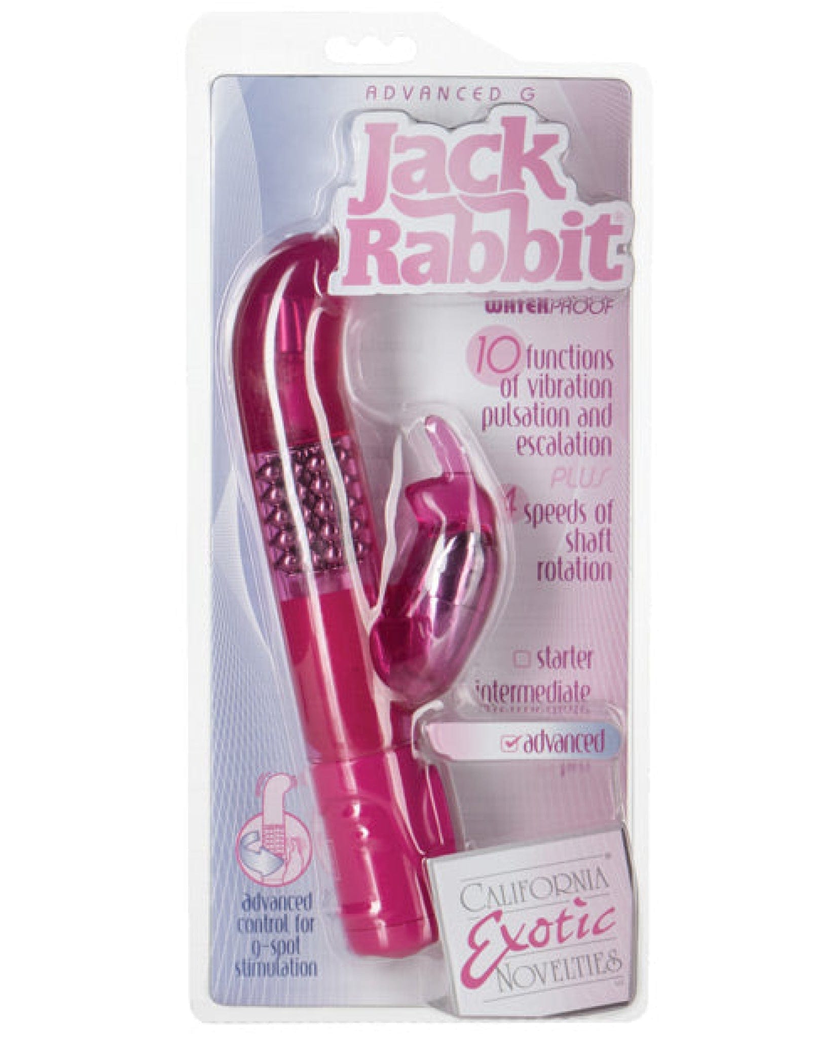 Doll Authority Vibrators Pink Jack Rabbits Advanced G