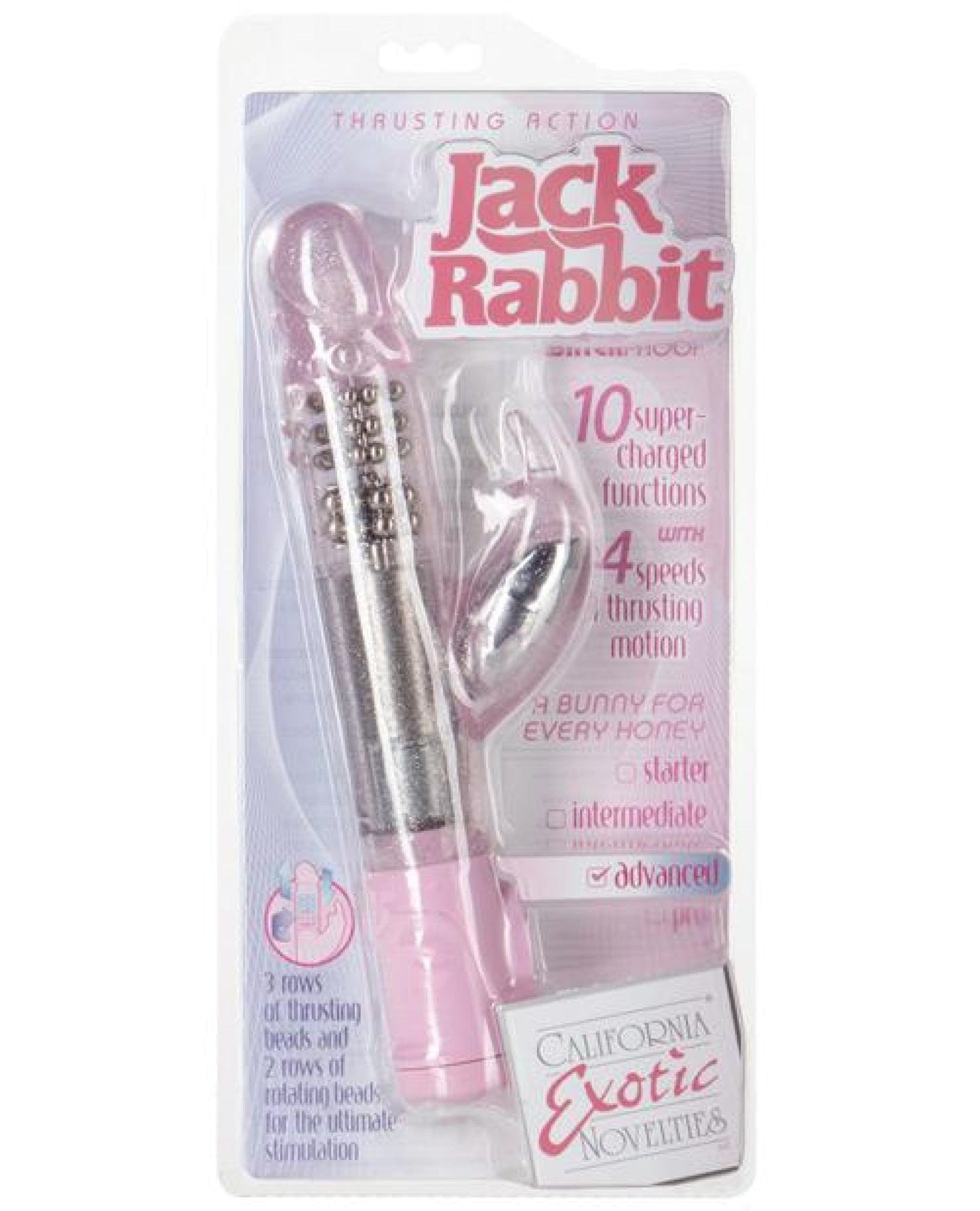 Doll Authority Vibrators Pink Jack Rabbits Thrusting Action