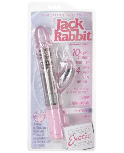 Doll Authority Vibrators Pink Jack Rabbits Thrusting Action