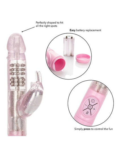 Doll Authority Vibrators Pink Jack Rabbits Thrusting Action