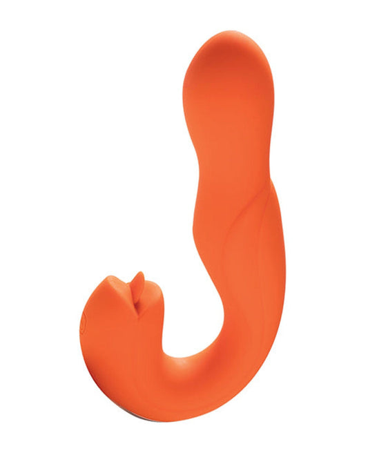 Doll Authority Vibrators Orange Joi Rotating Head G-spot Vibrator & Clit Licker