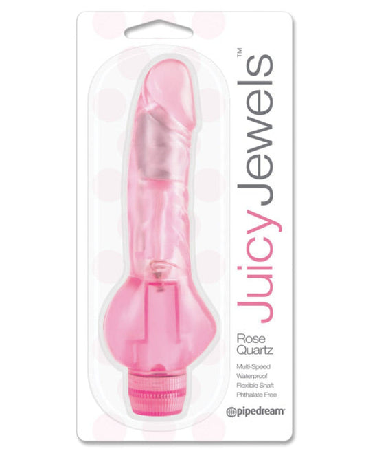 Doll Authority Vibrators Juicy Jewels Rose Quartz Vibrator - Pink