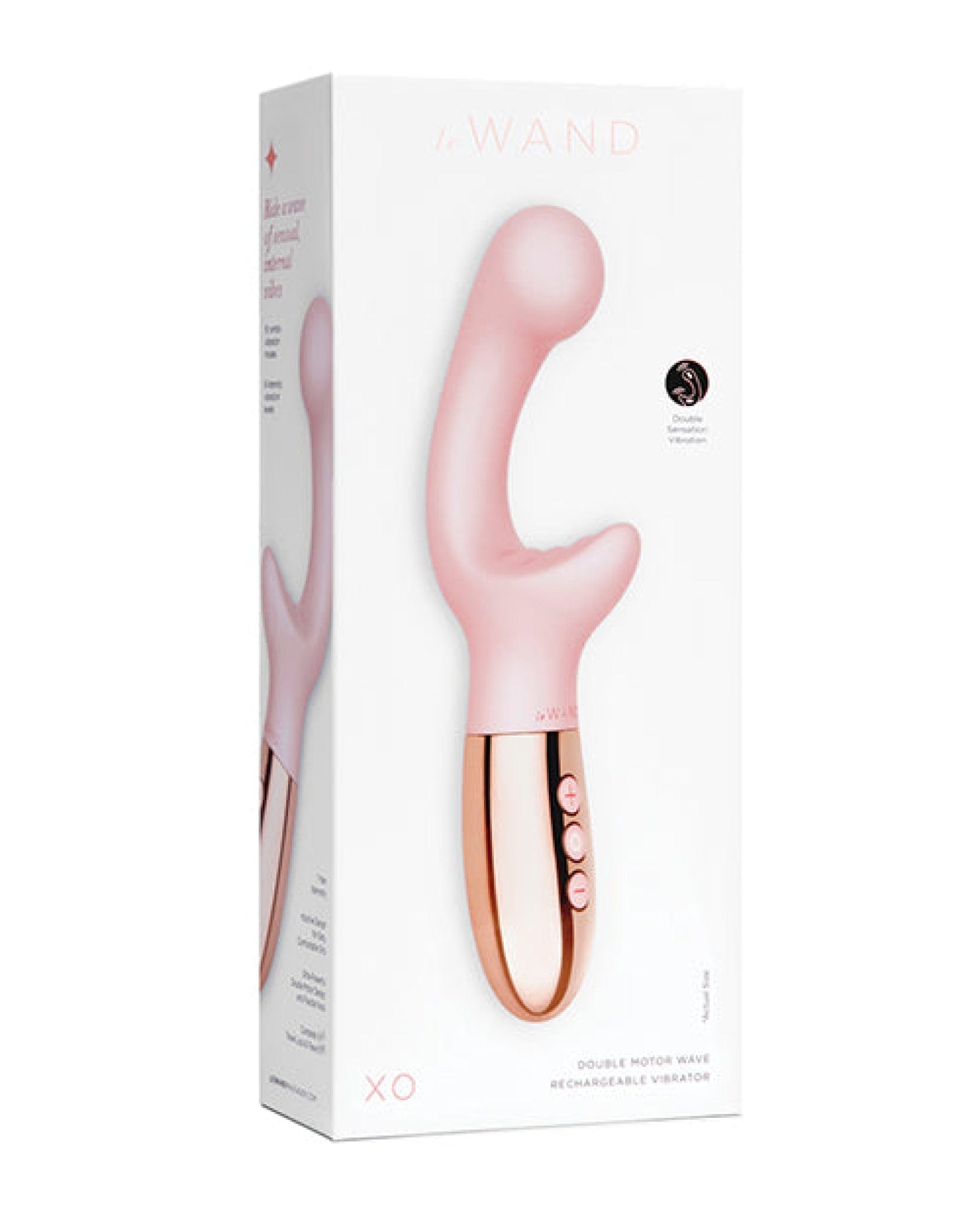 Doll Authority Vibrators Rose Gold Le Wand Xo Double Motor Wave Rechargeable Vibrator -