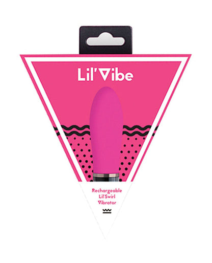 Doll Authority Vibrators Lil' Vibe Swirl Rechargeable Vibrator - Pink