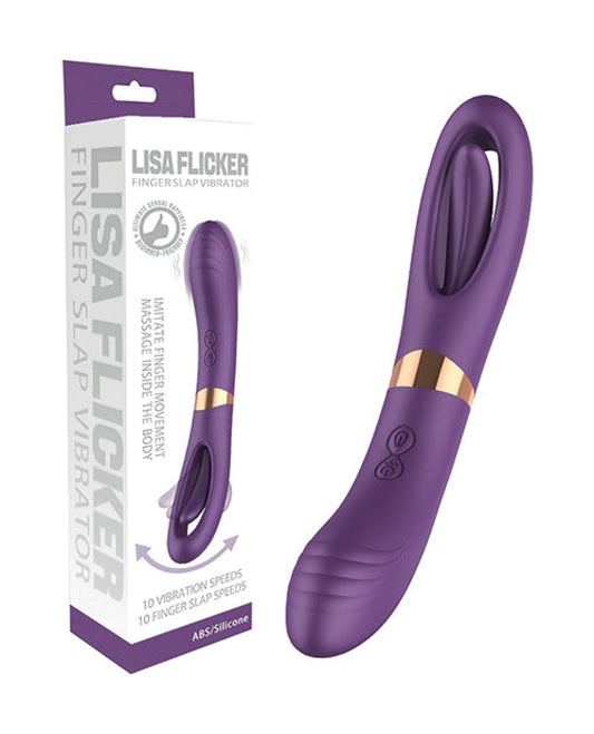 Doll Authority Vibrators Lisa Flicking G-spot Vibrator - Purple